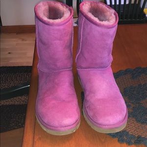 Pink uggs size 8